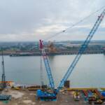 Manitowoc 4100 Series II Millennium 275t Crawler Crane in Ringer configuration - Lampson Australia crawler crane hire NSW.