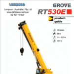 Grove RT530E Rough Terrain Crane Hire Guide