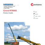 Grove RT890E Rough Terrain Crane Hire Guide