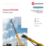 Grove RT9150E Rough Terrain Crane Hire Guide