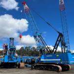 Lampson Australia's Manitowoc 12000 110t is the smallest Crawler Crane in the fleet. It can be hired for heavy lifts across Australia.