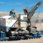 Mining companies use high capacity modular trailers to move mining shovels and draglines between mines
