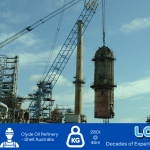 Transi-Lift®-1100 lifting 280 tonne reactor @ 46m radius
